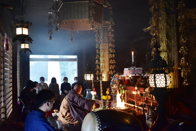 岩屋山 金剛寿院福勝寺 護摩祈願（令和3年2月28日）にて